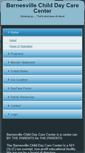 Mobile Screenshot of barnesvillechilddaycare.org