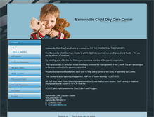 Tablet Screenshot of barnesvillechilddaycare.org